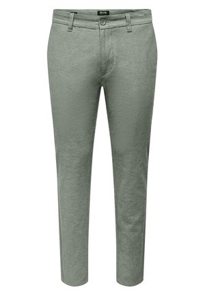 ONSMARK TAP - Pantalones chinos - grey pinstripe