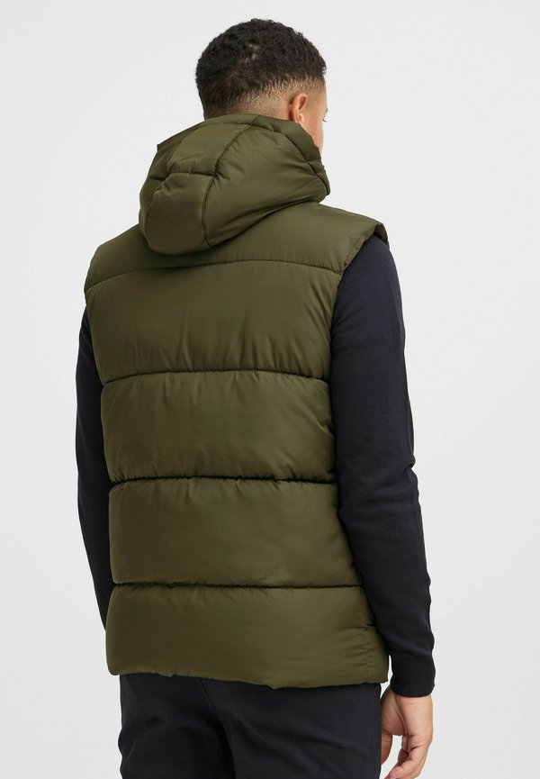 BHMZIPA - Waistcoat - forest night2