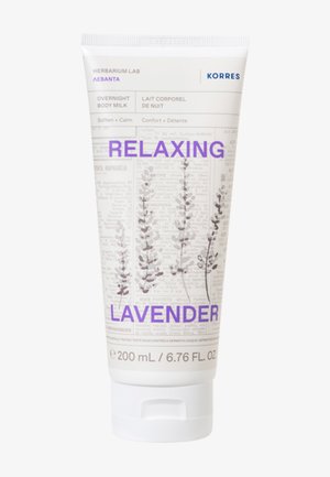 RELAXING LAVENDER OVERNIGHT BODY MILK - Moisturiser - -