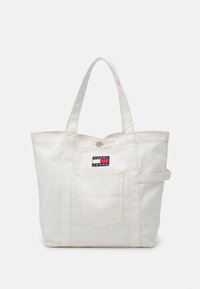 Tommy Jeans - HERITAGE TOTE UNISEX - Shoppingväska - ecru Miniatyrbild 1