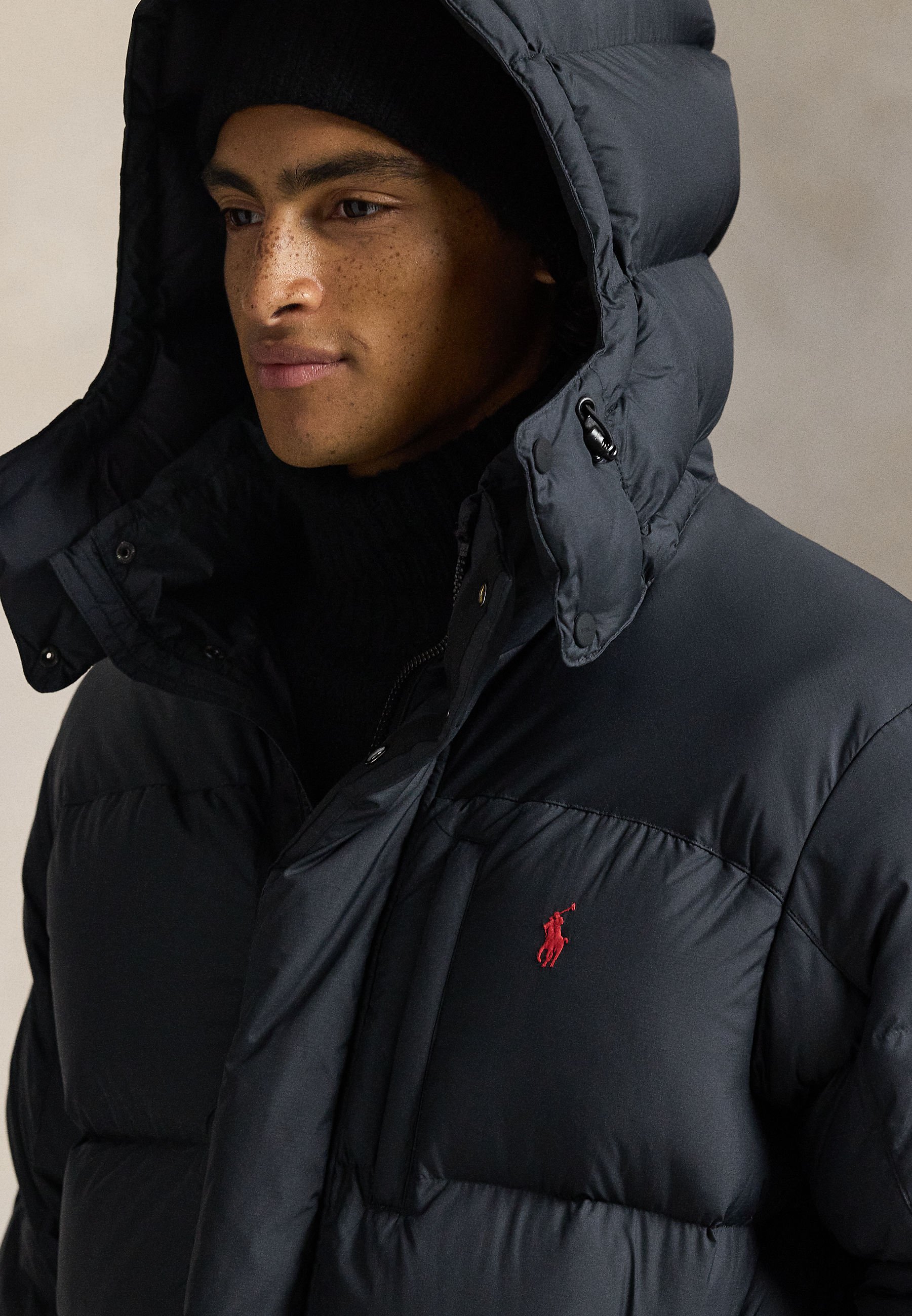 Polo Ralph Lauren THE GORHAM DOWN COAT - Down coat - black/dark