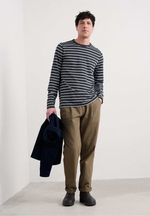 SAILOR - Top s dlhým rukávom - black breton onyx light wade