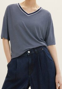 TOM TAILOR Camiseta estampada - mottled blue
