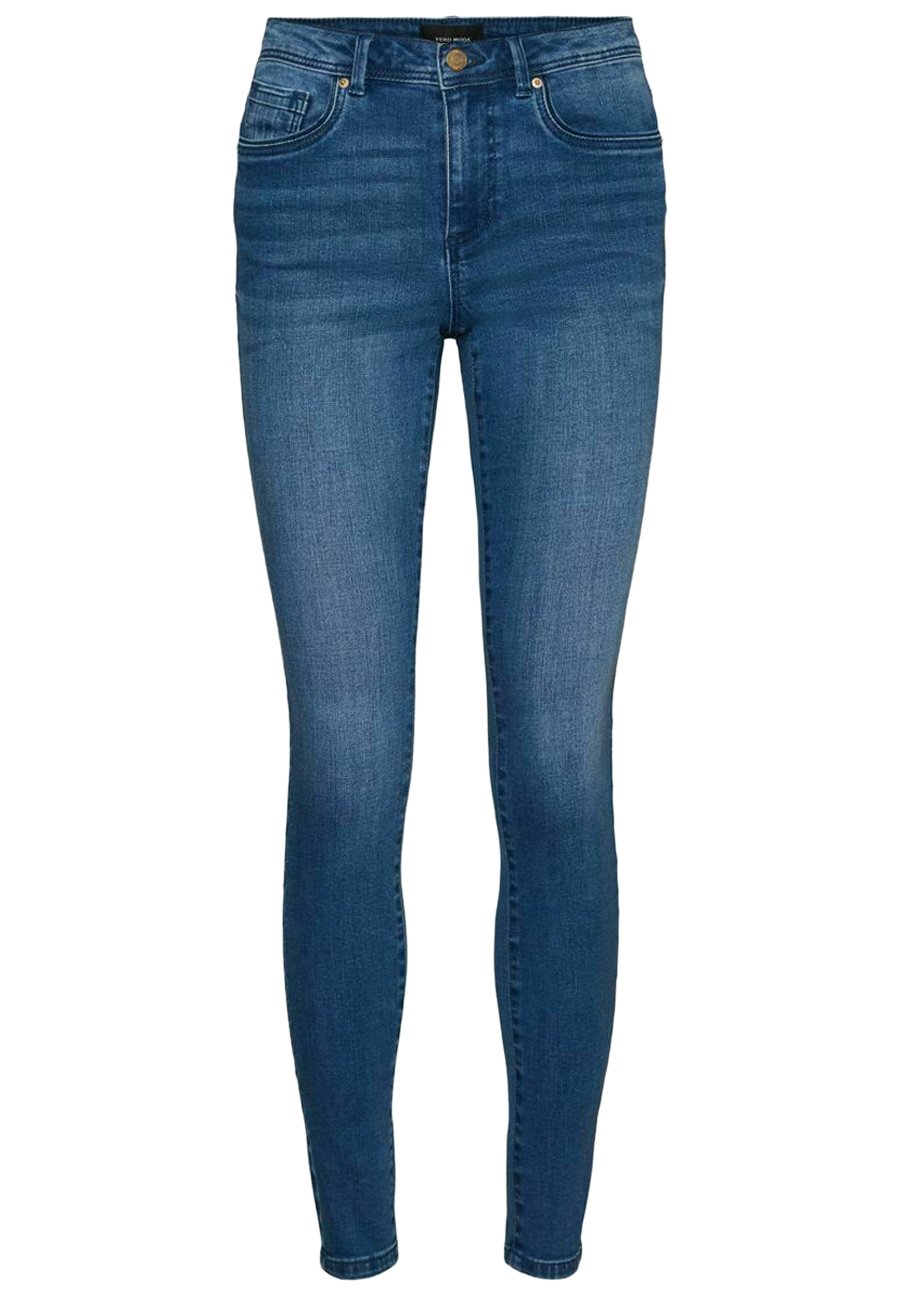 Vero Moda TANYA - Jeans Skinny Fit - medium blue denim/dunkelblau -  Zalando.de