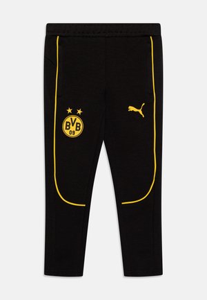 Borussia Dortmund Kapuzenpullover Kinder - BVB Hoodie Colorblock Schwarz Gelb Weiß