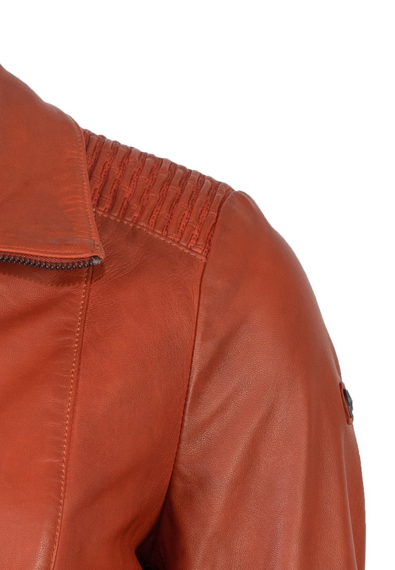 Damen Leichte Jacken | Milestone BRICK Lederjacke brown/braun - PL67295 Damen Leichte Jacken | Milestone BRICK Lederjacke brown/braun - PL67295