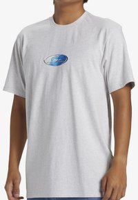 Quiksilver N.A.R. STN - Camiseta estampada - snow heather