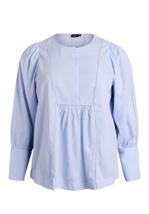 Bluse - blue check