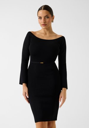OFF-SHOULDER MIDI - Tubino - schwarz