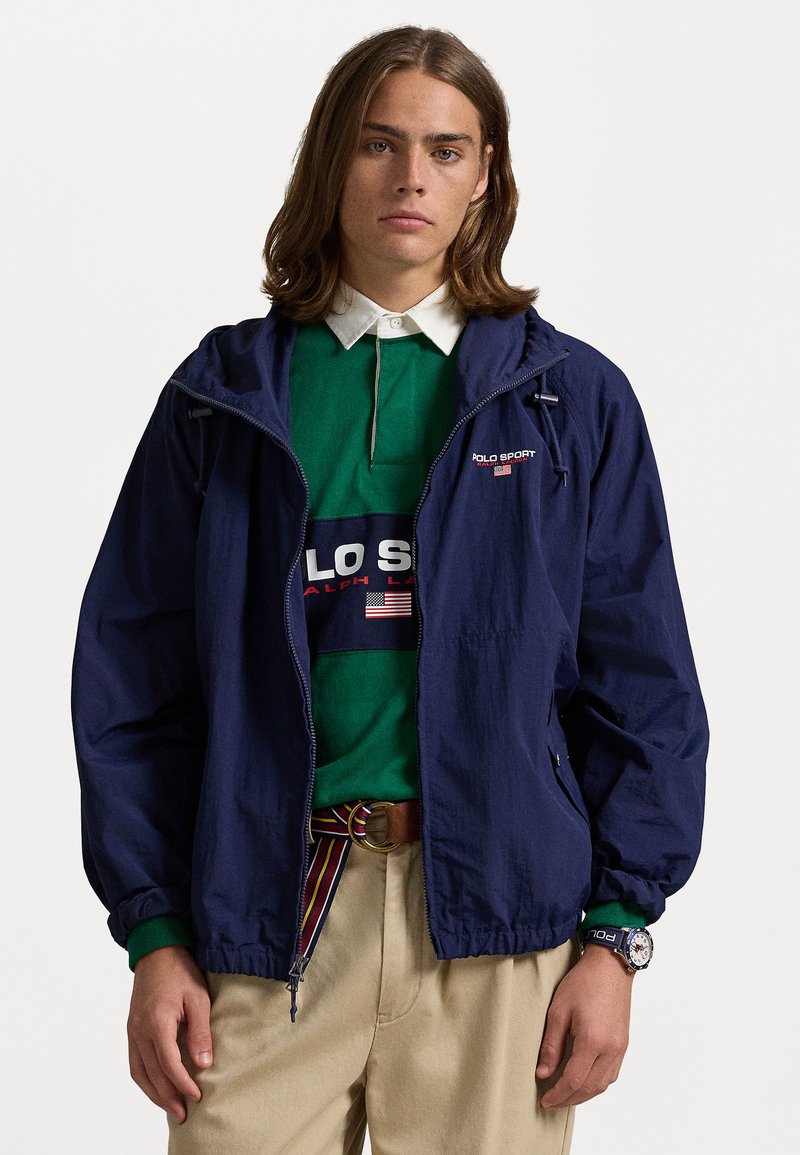 Polo Ralph Lauren POLO SPORT FULL ZIP JACKET UNISEX - Αντιανεμικό μπουφάν - newport navy