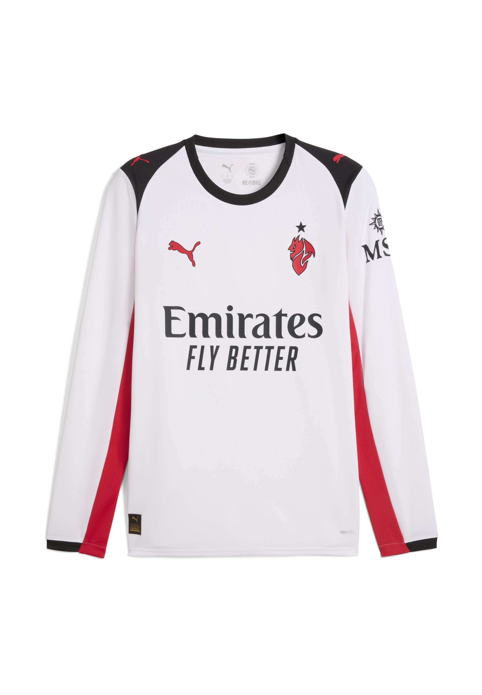 Puma AC MILAN -AUSWÄRTS Long sleeved top white for all time - Main Image