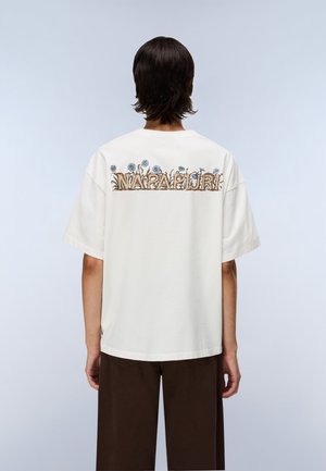 Napapijri, T-shirt print - off-white