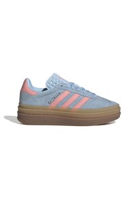 adidas Originals GAZELLE BOLD KIDS - Sneakers low - clear sky semi pink spark silver met.
