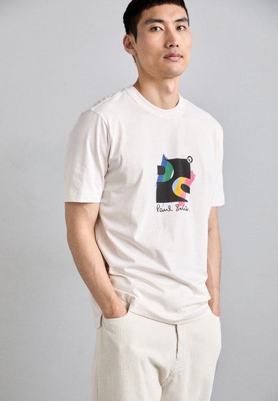 PS Paul Smith MENS SQUARE - T-shirts print - whites