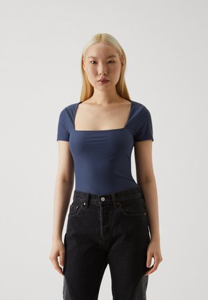 OXXO SCOPE NECK - T-shirt basic - black/zwart - Zalando.nl