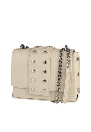 Handtasche - beige weiß