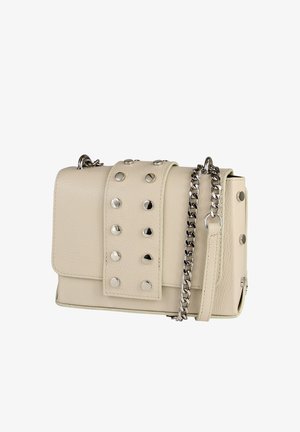 DrachenLeder Handtas - beige weiß