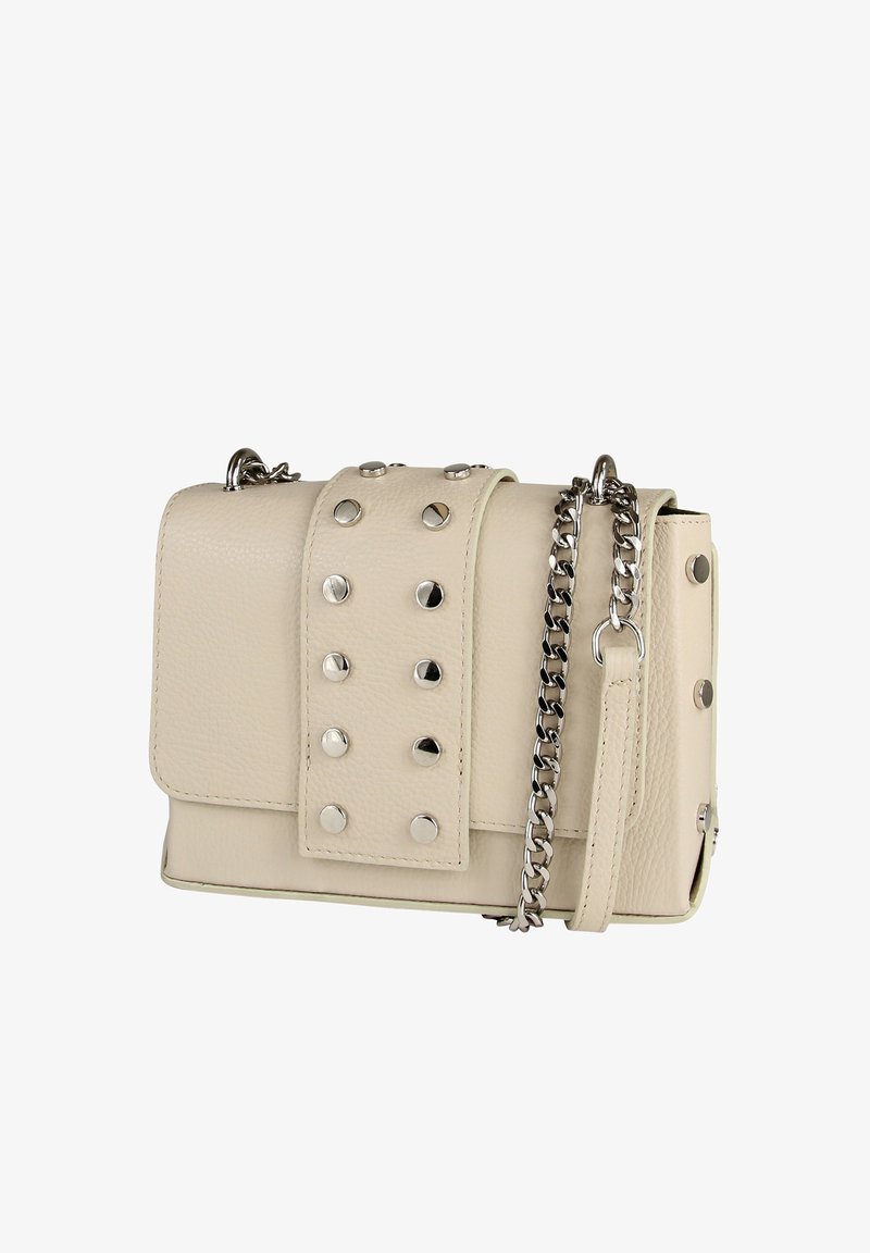 DrachenLeder Sac à main - beige weiß
