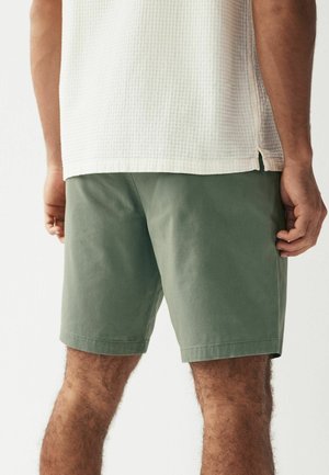 STRETCH SLIM FIT - Shorts - sage green