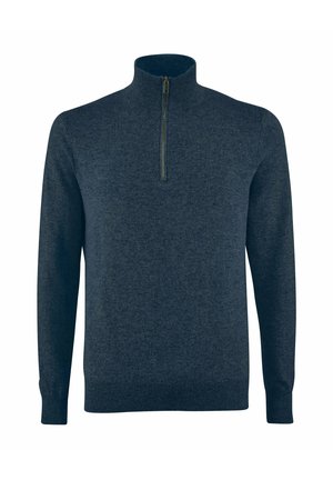 FALKE, LUXURY CLASSIC HALFZIP - Strickpullover - space blue