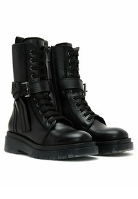 Derimod Stivaletti stringati - black