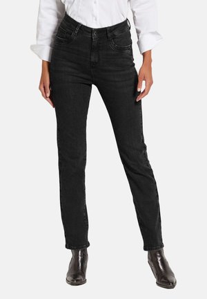 MADELEINE MODISCHE FIVE POCKET - Slim fit jeans - black denim