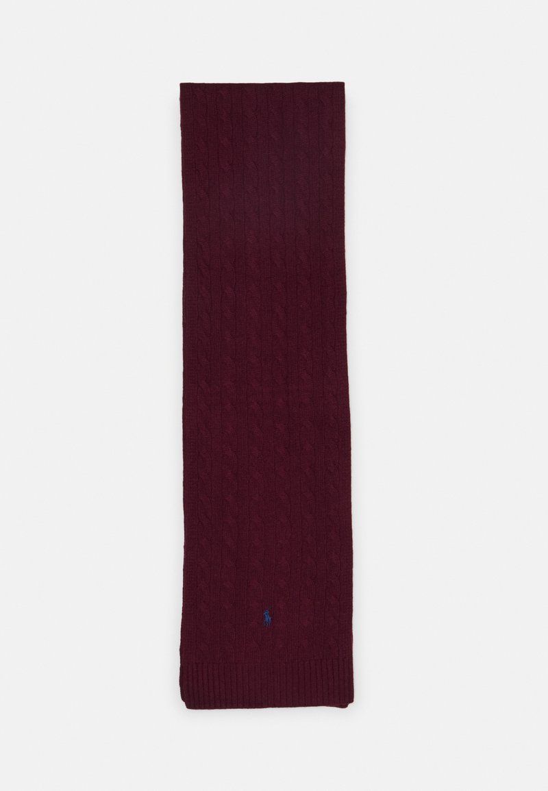 EFERRI Pashmina Schal Für Damen In Wine/Bordeaux – 100x100 Cm, Seidig Weich, Plissee-Design