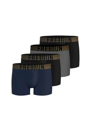 4 PACK - Boxers - noir gris bleu