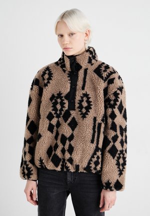 POP TEDDY - Vinterjakker - mocha meringue,black