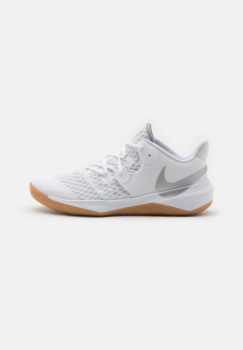 Nike Performance - ZOOM HYPERSPEED COURT SE UNISEX - Zapatillas de balonmano - white/metallic silver, Ampliar