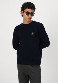 Belstaff WATCH CREWNECK JUMPER - Pulover - dark ink