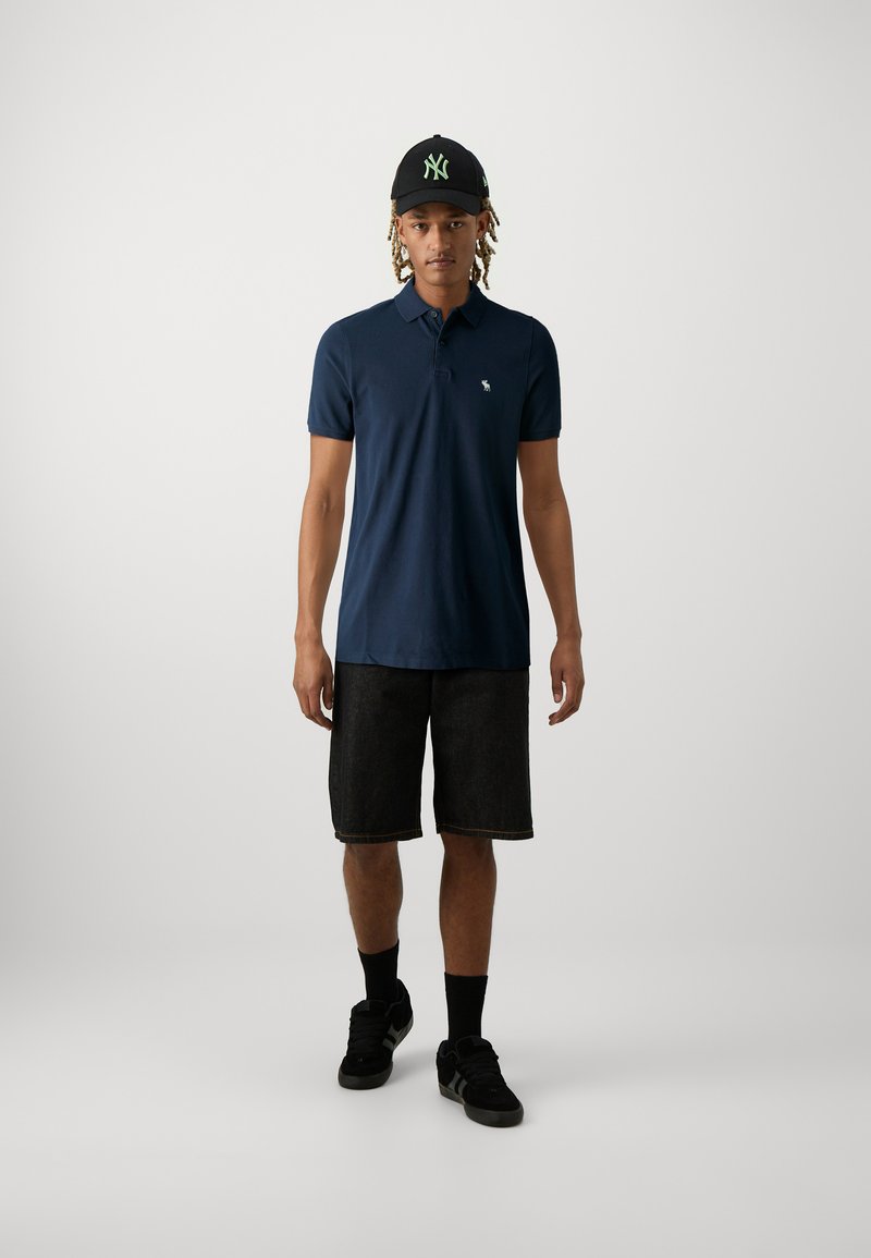 Abercrombie & Fitch - 3-Pack Stretch Icon Polo - Piké - navy/grey/white, Förstora