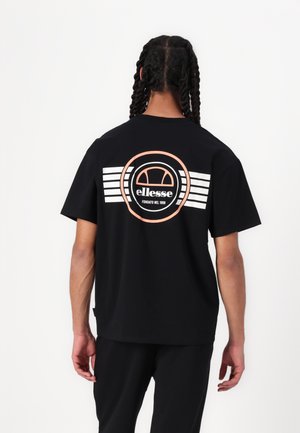 DUOMO TEE - Printtipaita - black