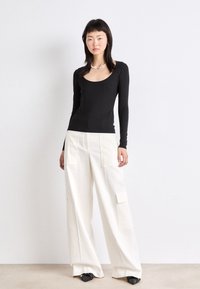 BOSS ECETA - Topper langermet - black