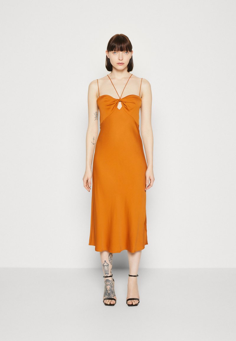 Calvin Klein MICRO STRAP TWIST SLIP DRESS Cocktail dress / Party