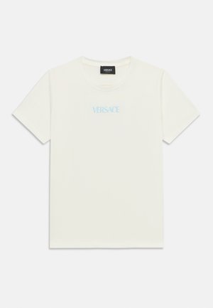 LOGO BAROCCO KIDS RAMADAN UNISEX - Μπλουζάκι με στάμπα - bianco/giallo/azzurro