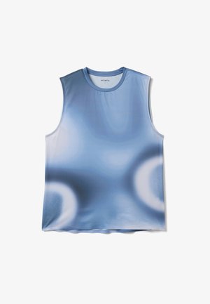 Altavia, ALTAVIA COURT TANK TOP WITH TIE-DYE EFFECT - Débardeur - blue light blue