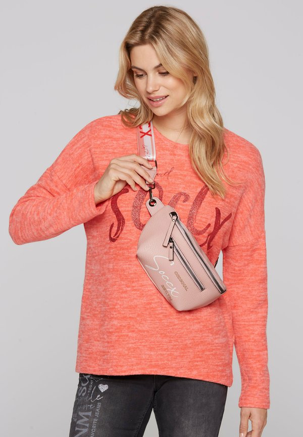 MIT LOGO PRINT UND WECHSELGURT - Gürteltasche - dusty rose
