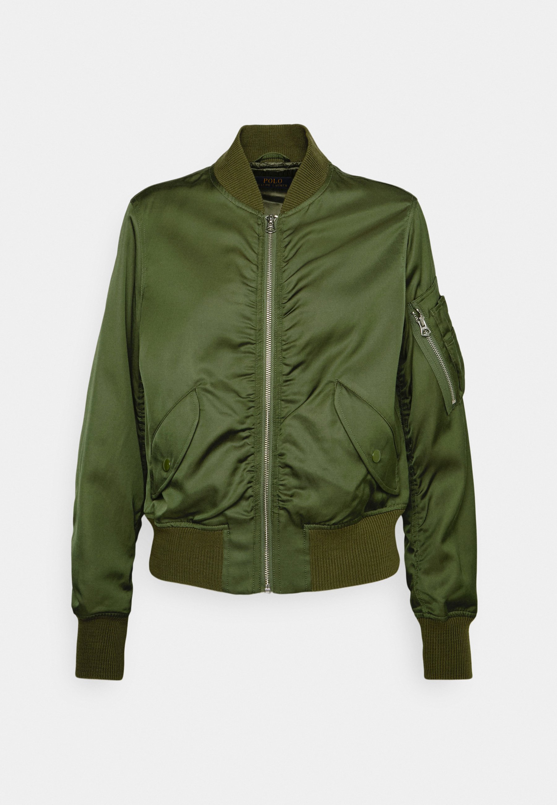 Polo Ralph Lauren Satin Bomber Jacket Bomber Jacket New Olive Olive Zalando De Polo Ralph Lauren Satin Bomber Jacket Bomber Jacket New Olive Olive Zalando De
