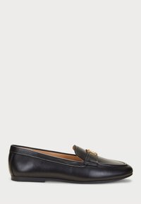 AVERI III BURNISHED LEATHER LOAFER - Slip-ons - black