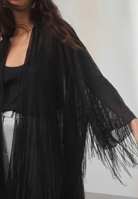 Next FRINGE LONGLINE - Kapper - black