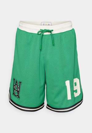 Under Armour COURTSIDE HOOPS SHORT - Sports shorts - team kelly green/stone/black