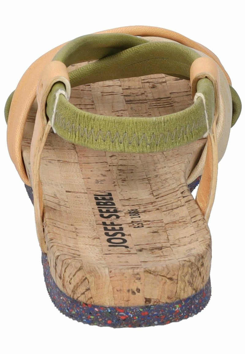 Damen Riemchensandalen | Josef Seibel Riemensandalette oliv multi/mehrfarbig - PU84187 Damen Riemchensandalen | Josef Seibel Riemensandalette oliv multi/mehrfarbig - PU84187