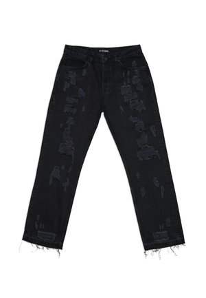 2Y Studios FIRIO DESTROYED STRAIGHT  - Jeans Relaxed Fit - black
