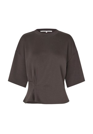 Second Female, SECOND FEMALE MISSOURI TEE - T-Shirt print - dark brown melange