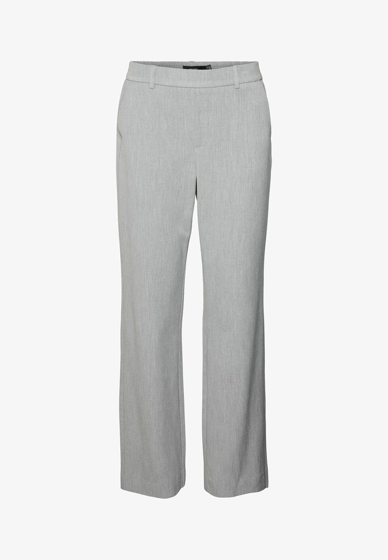 VERO MODA Dames Vmmaya JoJo Mw Straight Pant Noos, Medium grijs (grey melange), XS / 34L VERO MODA Dames Vmmaya JoJo Mw Straight Pant Noos, Medium grijs (grey melange), XS / 34L