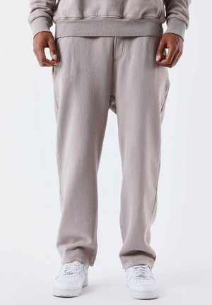 JOGGING BASIQUE INTEMPOREL - Tracksuit bottoms - taupe