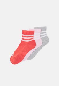 adidas Performance - MID UNISEX 3 PACK - Čarape - preloved scarlet/clear pink/light grey heather Minijatura 1