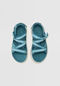 HOKA INFINI HIKE - Sandali da trekking - blue twilight/pea green