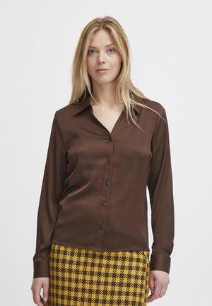 BYHENCE - Button-down blouse - chicory coffee